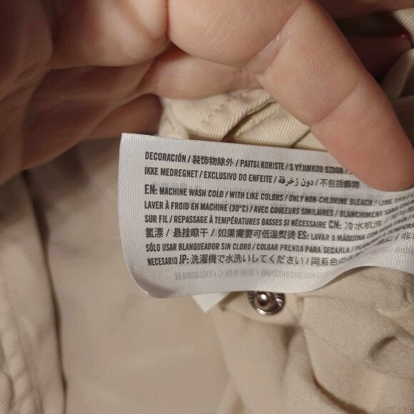 Abercrombie & Fitch Women S Preppy White Versatile Vintage Baddie Popover Jacket - Picture 13 of 14